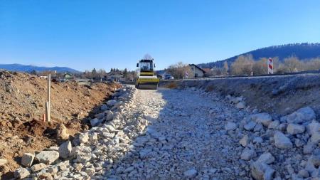 Pivka - Parje izgradnja kolesarske steze (5)